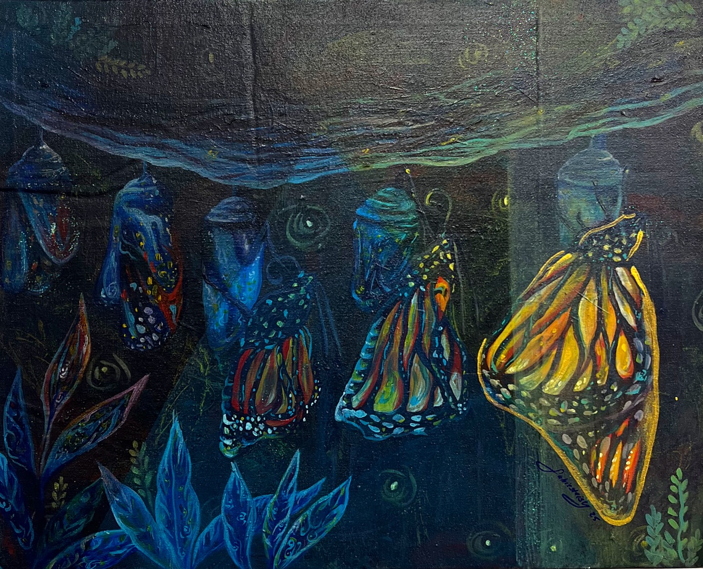 Pintura original sobre lienzo